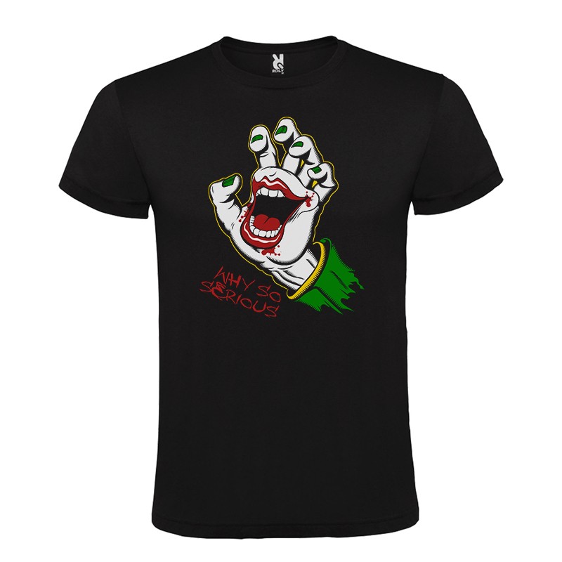 Camiseta Manga Corta Diseño Why So Serious