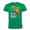 Camiseta Manga Corta Diseño Eat Sleep Game Repeat