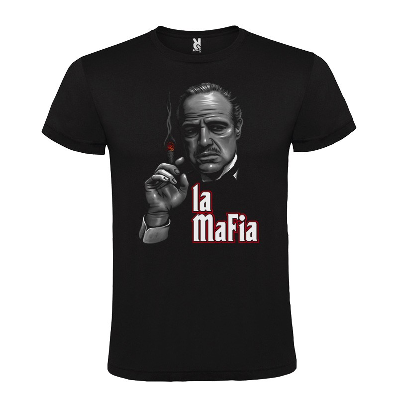 CAMISETA MANGA CORTA DE DISEÑO LA MAFIA