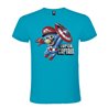 CAMISETA MANGA CORTA DE DISEÑO SUPERMARIO CAPTAIN AMERICA