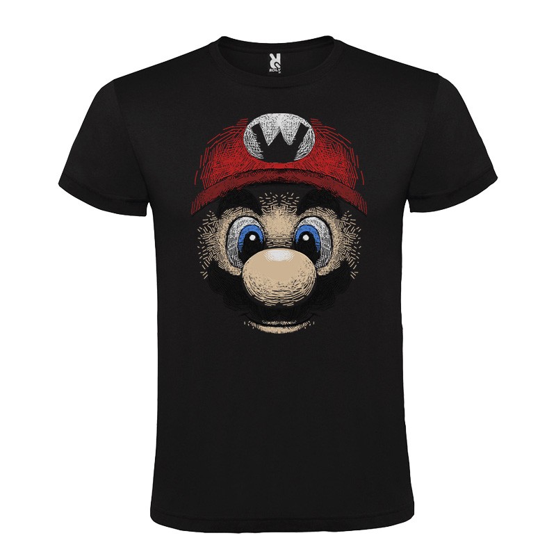 CAMISETA MANGA CORTA DE DISEÑO SUPERMARIO WARIO