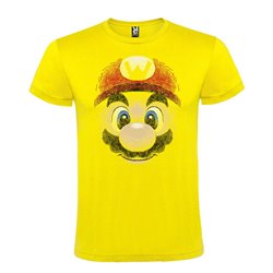 CAMISETA MANGA CORTA DE DISEÑO SUPERMARIO WARIO