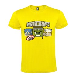 CAMISETA MANGA CORTA DE DISEÑO MINICRAFT