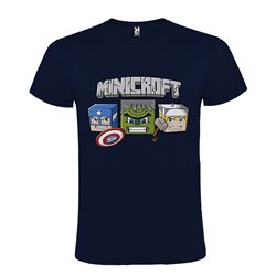 CAMISETA MANGA CORTA DE DISEÑO MINICRAFT