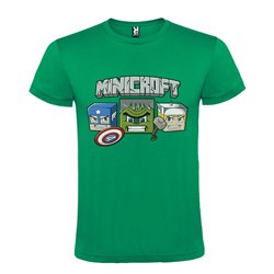 CAMISETA MANGA CORTA DE DISEÑO MINICRAFT