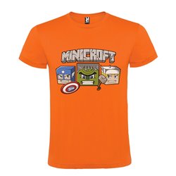 CAMISETA MANGA CORTA DE DISEÑO MINICRAFT