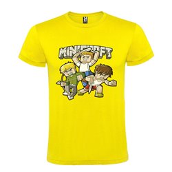 CAMISETA MANGA CORTA DE DISEÑO MINICRAFT LUCHADORES