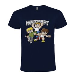 CAMISETA MANGA CORTA DE DISEÑO MINICRAFT LUCHADORES