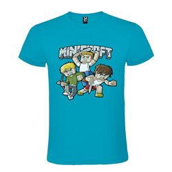 CAMISETA MANGA CORTA DE DISEÑO MINICRAFT LUCHADORES