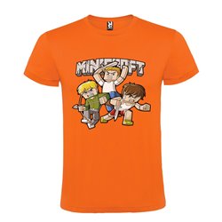 CAMISETA MANGA CORTA DE DISEÑO MINICRAFT LUCHADORES