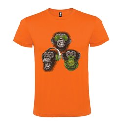 CAMISETA MANGA CORTA DE DISEÑO MONKEYS