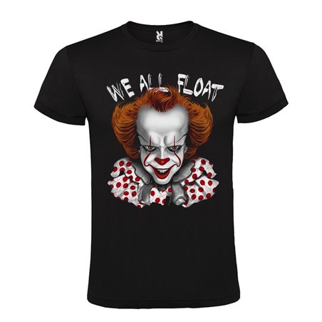 CAMISETA MANGA CORTA DE DISEÑO CLOWN WE ALL FLOAT