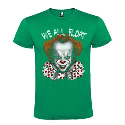 CAMISETA MANGA CORTA DE DISEÑO CLOWN WE ALL FLOAT