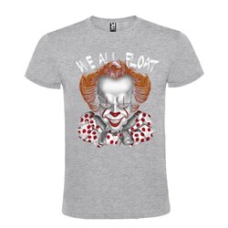 CAMISETA MANGA CORTA DE DISEÑO CLOWN WE ALL FLOAT