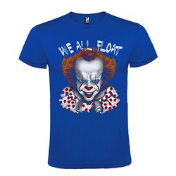 CAMISETA MANGA CORTA DE DISEÑO CLOWN WE ALL FLOAT