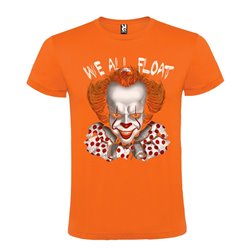 CAMISETA MANGA CORTA DE DISEÑO CLOWN WE ALL FLOAT