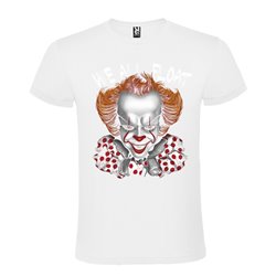 CAMISETA MANGA CORTA DE DISEÑO CLOWN WE ALL FLOAT