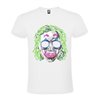 CAMISETA MANGA CORTA DE DISEÑO CALAVERA KATRINA PELO VERDE