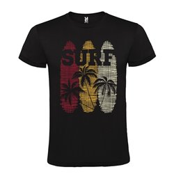 CAMISETA MANGA CORTA DE DISEÑO TABLAS SURF