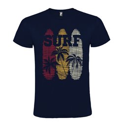 CAMISETA MANGA CORTA DE DISEÑO TABLAS SURF