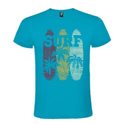 CAMISETA MANGA CORTA DE DISEÑO TABLAS SURF