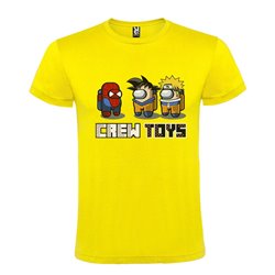 CAMISETA MANGA CORTA DE DISEÑO CREW TOYS