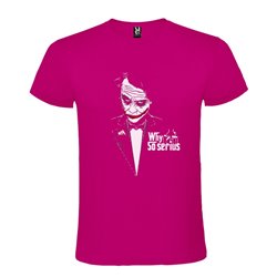 CAMISETA MANGA CORTA DE DISEÑO WHY SO SERIOUS